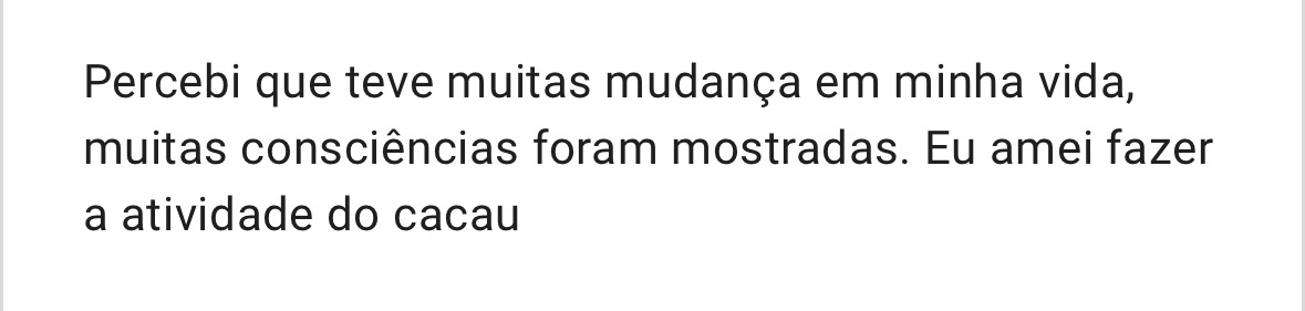 Relato de participante do Império de Águias